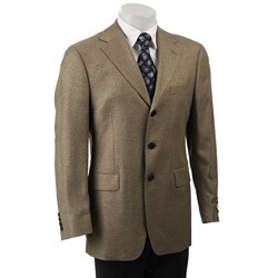 Arnold Brant Men's Silk/ Bamboo Olive 3-button Blazer