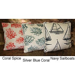 Printed Microplush Throw Pillow