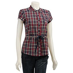 BCBGeneration Button-down Plaid Shirt