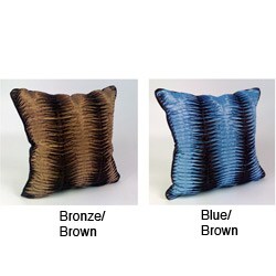 Chandler Pleated Tafetta Throw Pillow