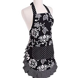 Women's Sassy Black Apron