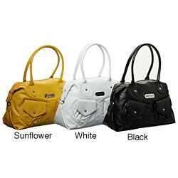Nine West 'Ducati' Shiny Satchel