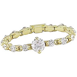 18k Yellow Gold 5/8ct TDW Diamond Ring (F-G, SI) (Size 6.5)