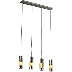 Satin Aluminum 4-light Pendant 