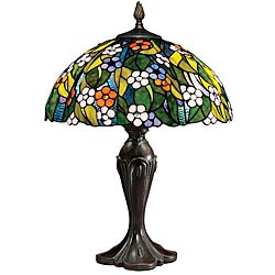 Tiffany-style Bronze Table Lamp