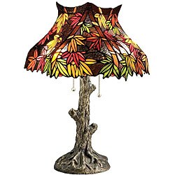 Tiffany-style Bronze Table Lamp