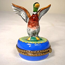 Limoges Flying Duck Box