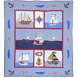 Ships Ahoy Queen-size Quilt