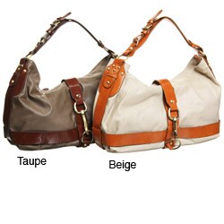 Melie Bianco Belted Hobo Bag