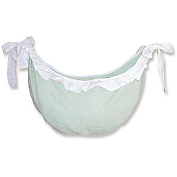 Trend Lab Sage Gingham Seersucker Toy Bag