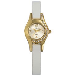 Dufonte by Lucien Piccard Women's Fashion Bezel White Watch