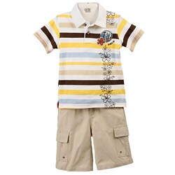 Kids Headquarters Toddler Boy's 3-piece T-shirt/ Shorts Set
