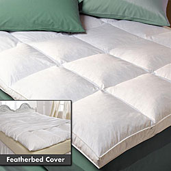 Ultimate Support Down on Top Featherbed with Cover Set 