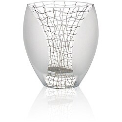 'Web of Intrigue' Hand-blown Glass Vase