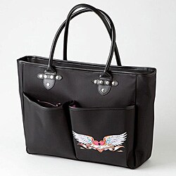 Rock N Mom's Jett's Bebe Mi Amour Black Tote/ Diaper Bag