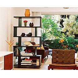 Staggered-shelf Bookcase