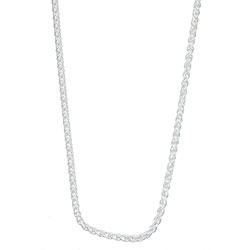 Sterling Silver 18-inch Italian Spiga Chain