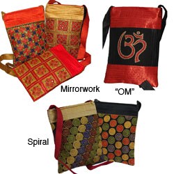 Rayon/ Cotton Fair Trade Sling Bag (India)
