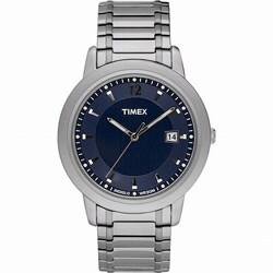 Timex Classic Indiglo Men's Stainless Steel Watch
