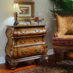 Hand-painted Caramel Bombay Accent Chest 