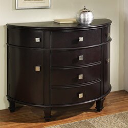 Hand-painted Espresso Accent Chest
