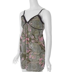 Funky People Women's Spaghetti Strap Empire Waist Tunic