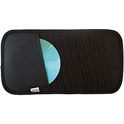 Black Auto Visor 10-CD Sleeve