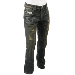 Antik Men's 5-pocket Patchwork Jeans
