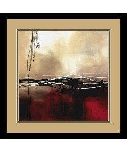 Laurie Maitland 'Symphony in Red and Khaki I' Framed Art Print