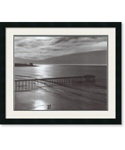Ansel Adams 'The Scripps Pier, 1966: Fiat Lux' Framed Art Print