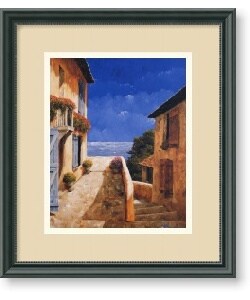 Gilles Archambault 'Villa By the Sea' Framed Art Print