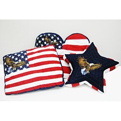 Eagle Freedom 3-piece Throw Pillow Set.
