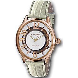 Haurex Italy Preziosa Women's Floating Crystal Watch