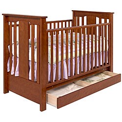Amber Chestnut 3-in-1 Convertible Crib