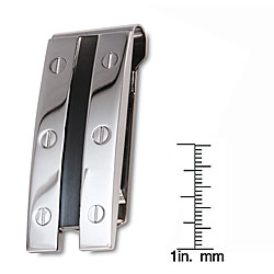 Blackplated Stainless Steel Money Clip