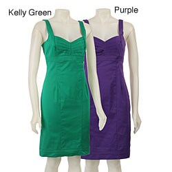 FINAL SALE Calvin Klein Women's Cotton Sateen Sleeveless Dress