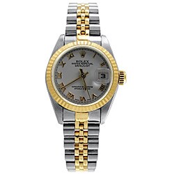 Pre-owned Rolex Datejust Women's Two-tone White Dial Watch