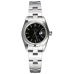 Pre-owned Rolex Datejust Women's Steel Oyster Bracelet Watch