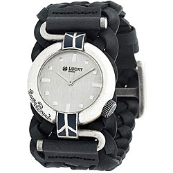 Lucky Brand Women's Black Leather Watch