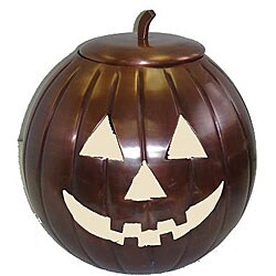 Copper Halloween Pumpkin