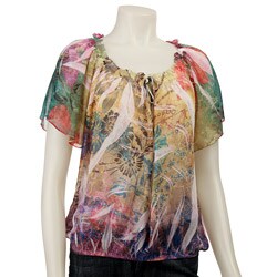 FINAL SALE Simply Irresistible Women's Sublimation Chiffon Top