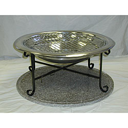 Stainless Steel 30-inch Firepit