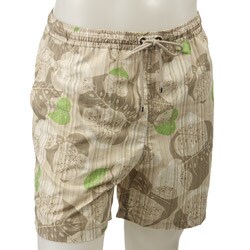 Joseph Abboud Men's Khaki Tropical Board Shorts