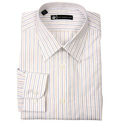Hart Schaffner Marx Men's Satin Multistripe Long-sleeve Shirt