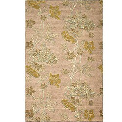 Bella Lily Wool Area Rug (5' x 8')