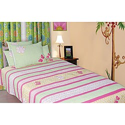 Daisy Child's Butterfly Quilt Set