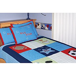 All Star Sports Child's Quilt Set