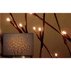 Handmade Illuminated Willow Branch Floral Lights (6 Stalks)