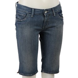 FINAL SALE Loomstate Women's Cascade Knee-length Denim Shorts