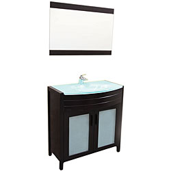 Contemporary Bathroom Vanity with Waterfall Faucet